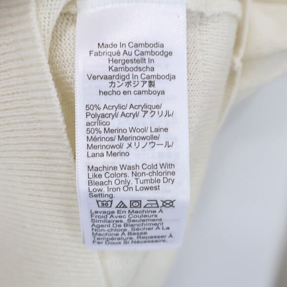 NWT J.Crew Factory Machine-Washable Merino Wool-Blend Turtleneck Sweater Size XS - Picture 8 of 10